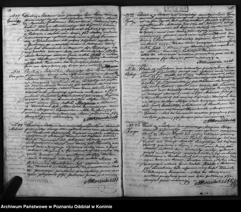 Obraz 10 z jednostki "Dowody urodzonych, zaślubionych i zmarłych"