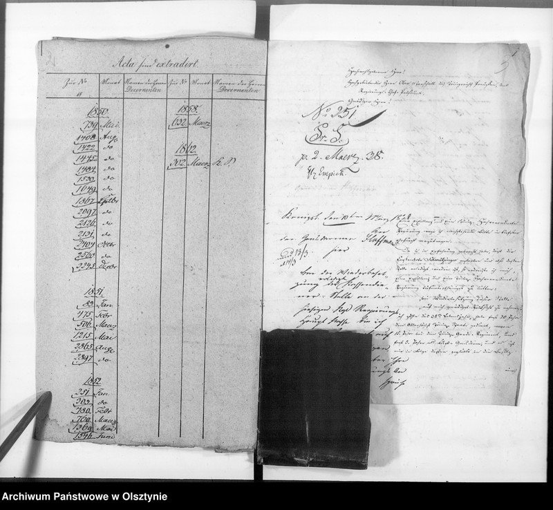 image.from.unit.number "Anstellung des Gensdarm Hoffmann [Johann Friedrich] als Regierungs-Haupt Kassesdiener"