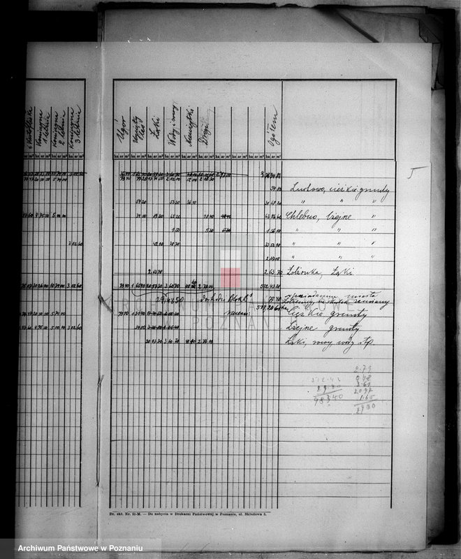 Obraz 9 z jednostki "Rejestr pomiarowy zasiewów i upraw majątku Łobżenice"