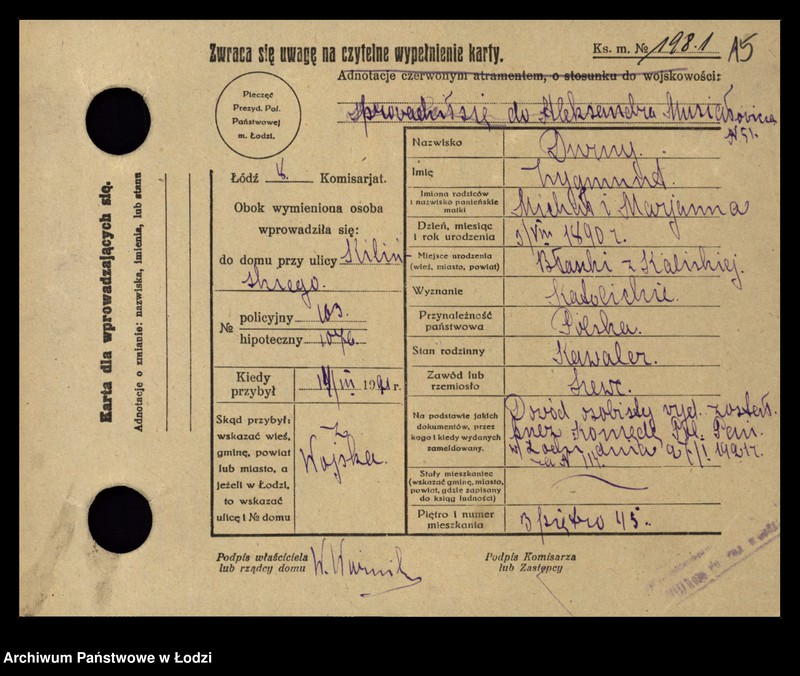 image.from.unit.number "[Spis ludności Łodzi] Durkowska - Dygas"