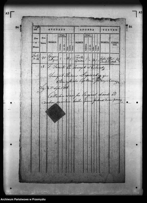 Obraz 8 z jednostki "[Kopie ksiąg metrykalnych parafii Polany Surowiczne z filią Wernejówka (dekanat Rymanów)]"
