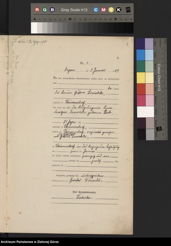 Obraz 3 z jednostki "[Księga zgonów]"