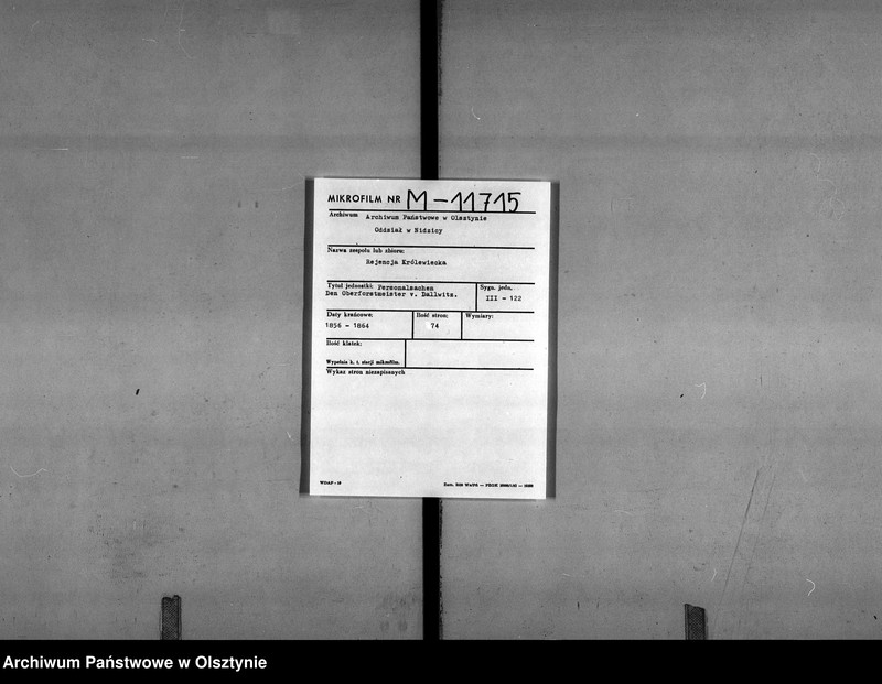 image.from.unit.number "Oberforstmeister v.[on] Dallwitz [Heinrich Wilhelm]"