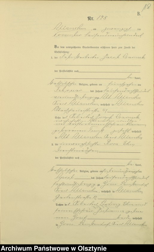 image.from.unit.number "Heiraths-Haupt-Register Tom II,Nr 120 - 136"