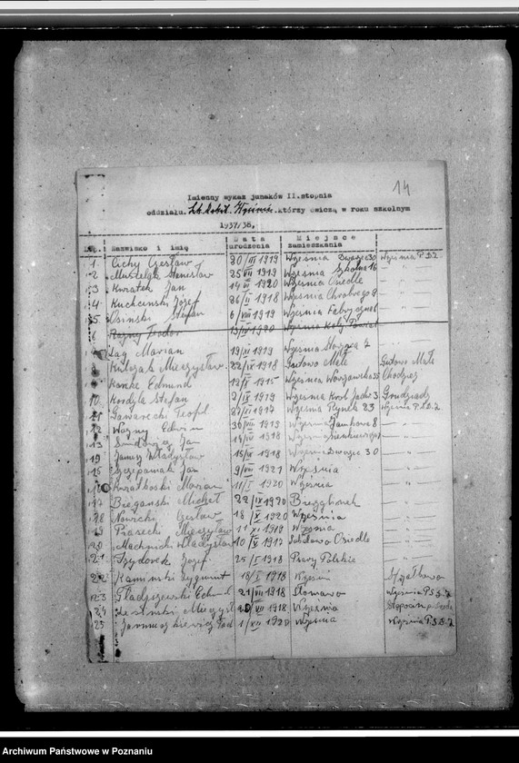 Obraz 18 z jednostki "Korespondencja w sprawach organizacyjno-personalnych"