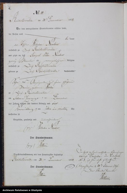 image.from.unit.number "Sterbe-Neben-Register Nr 1 - 14"