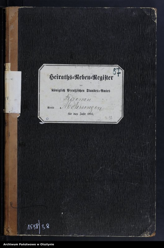 image.from.unit.number "Heiraths-Neben-Register Nr 1 - 18"