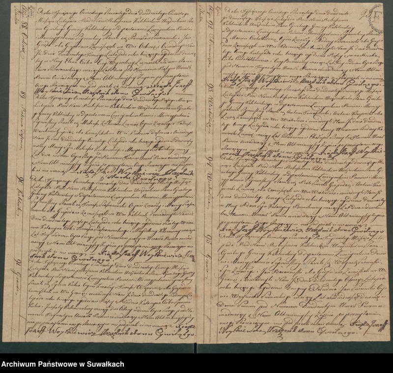 image.from.unit.number "Akta Zeyscia Stanu Cywilnego Gminy Kaletnickiey, od 1-go Stycznia 1816 do ostatniego Grudnia tegoż Roku."