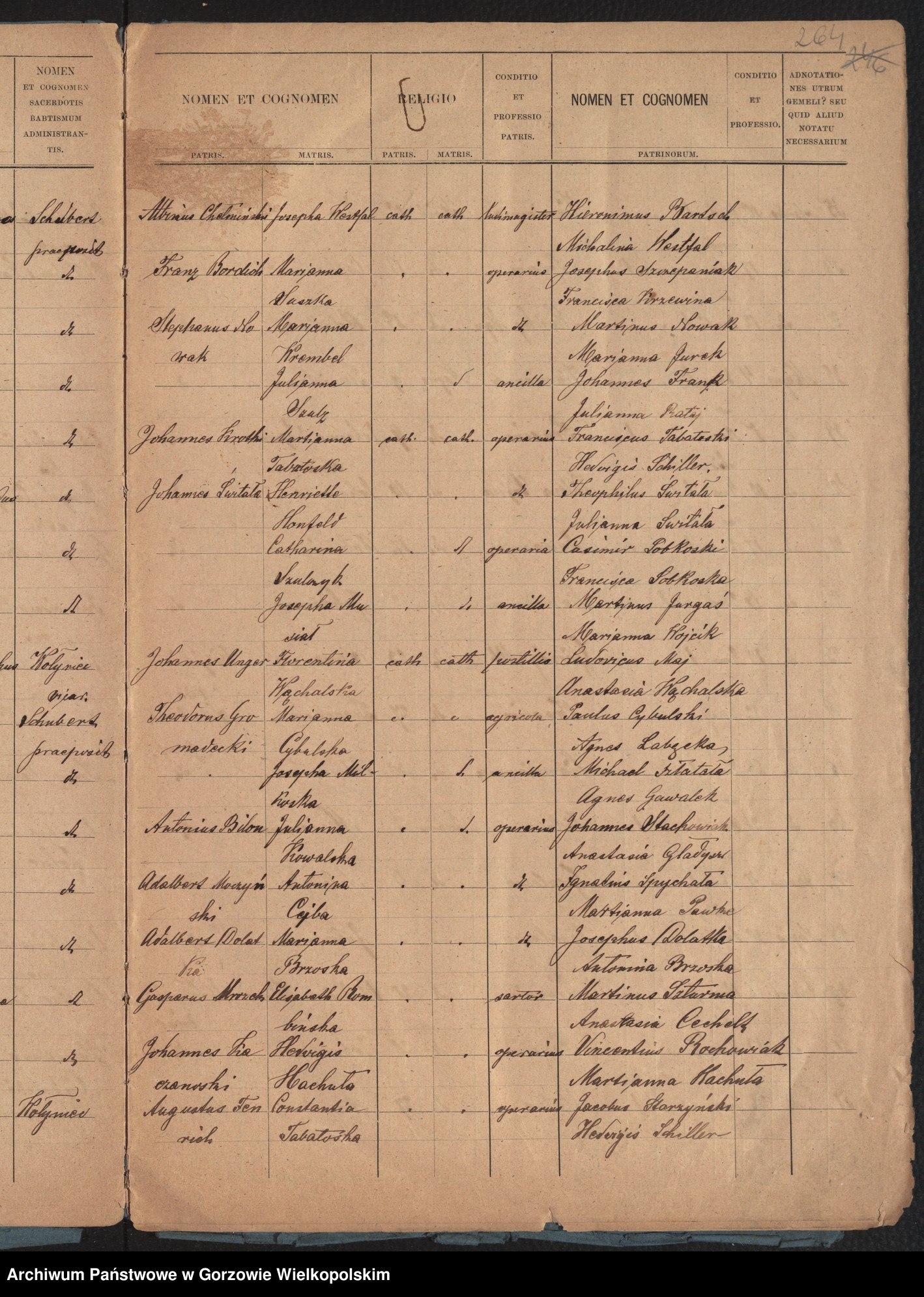 Skan z jednostki: Parochie Kaehme Kähme (Katholisch) [Kamionna].