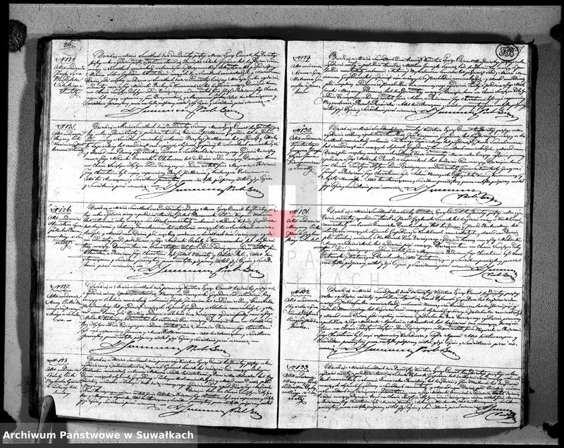 image.from.unit.number "Księga duplikat urodzonych, zaślubionych i umarłych urzędnika stanu cywilnego, parafii suwalskiey na rok 1835"