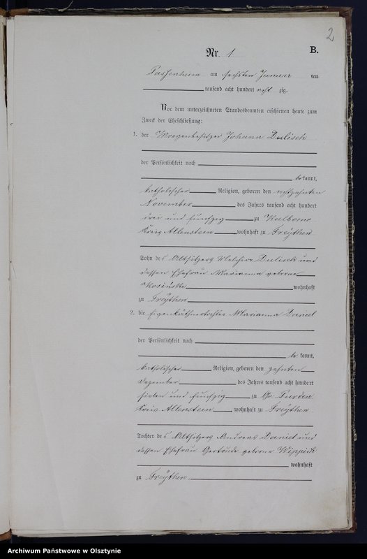 image.from.unit.number "Heiraths-Haupt-Register Nr 1 - 16"