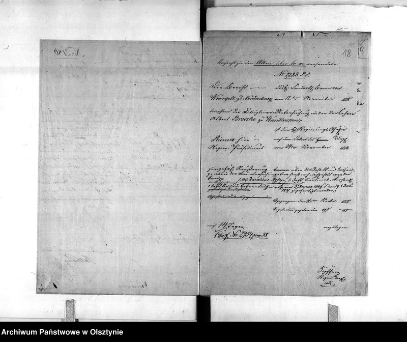 image.from.unit.number "Disziplinar-Untersuchung gegen den Lehrer Brosche [Albert] zu Wandlacken Kreises Gerdauen"