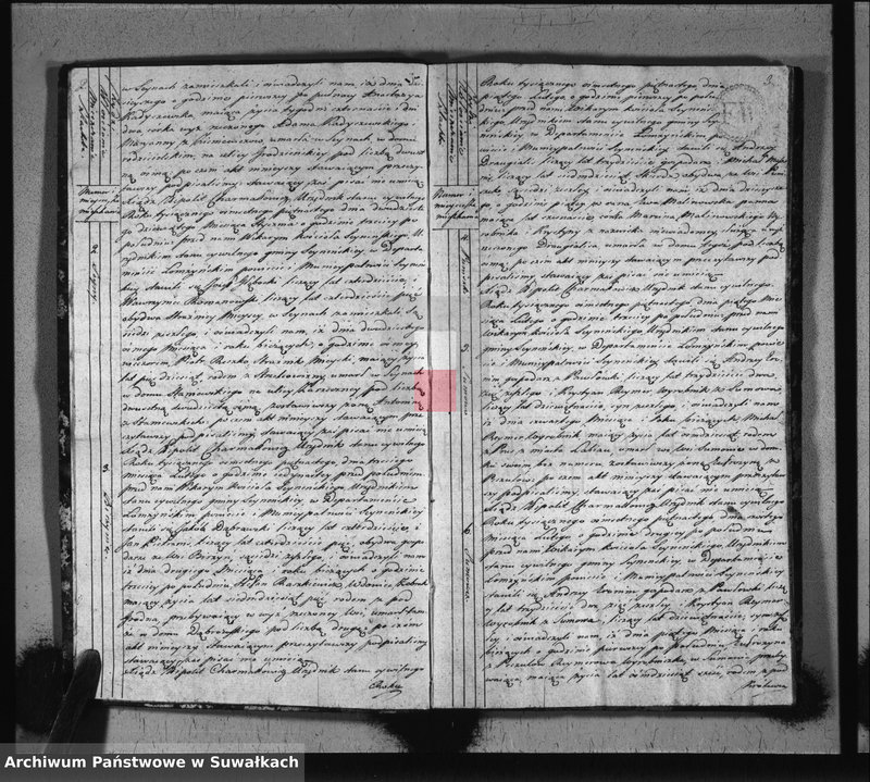 image.from.unit.number "Akta stanu cywilnego zeszłych w gminie seyneńskiey od 1-go stycznia 1815 roku."