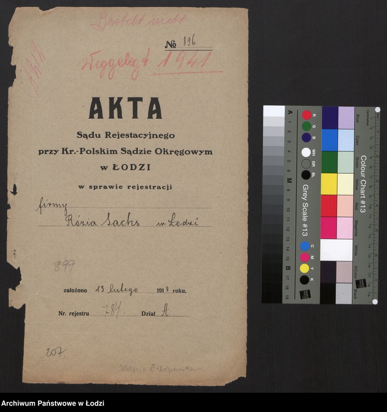 Obraz 2 z jednostki "Rózia Sachs - pracownia kapeluszy damskich"