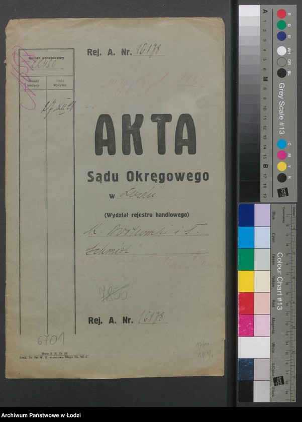 Obraz 2 z jednostki "K. Borkowski i T. Schmidt – kupno i sprzedaż towarów elektrotechnicznych i technicznych"