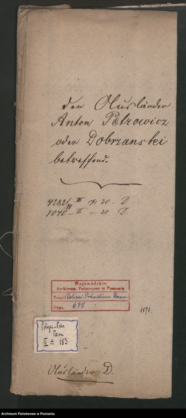 Obraz 2 z jednostki "A. betr. Anton Petrowicz /Dobrzański/ /Schilderung eines bewegten Lebens/"