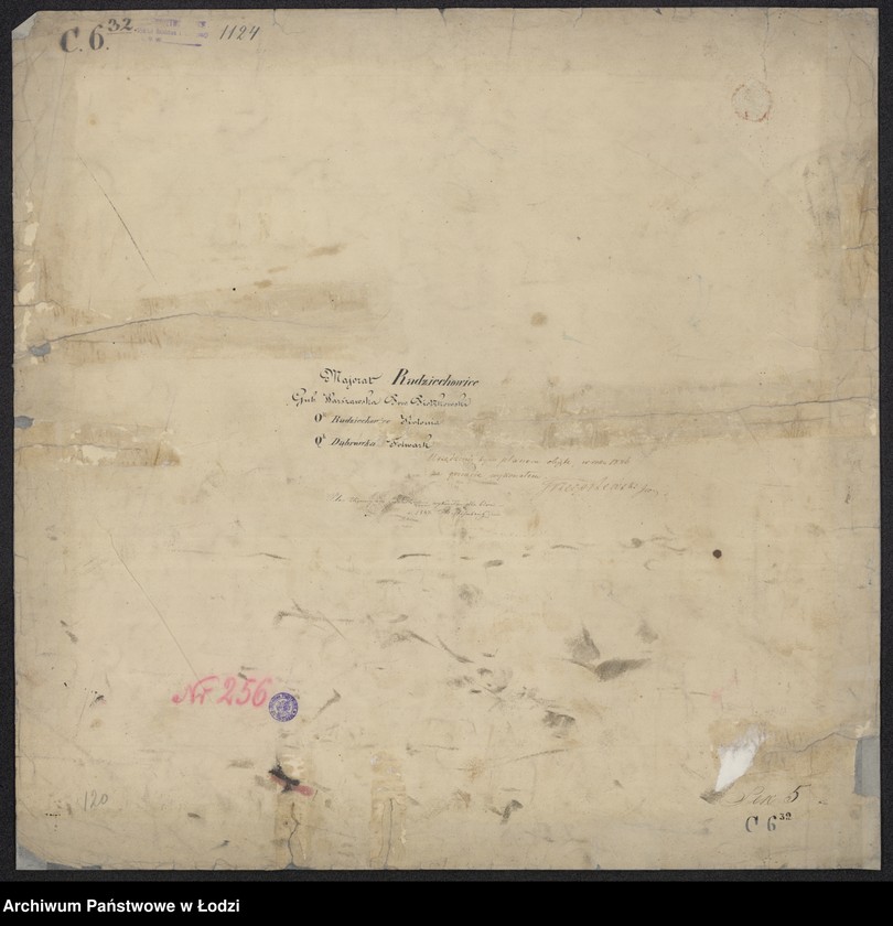 Obraz 6 z jednostki "Pieroworys Urządzenia Majoratu Radziechowice składający się z folwarków Radziechowice i Dąbrówka, Kolonii Radziechowice Brodowe i Dąbrowka, osady Czerkowizna, młyna Klekot oraz lasów przyległych ..."