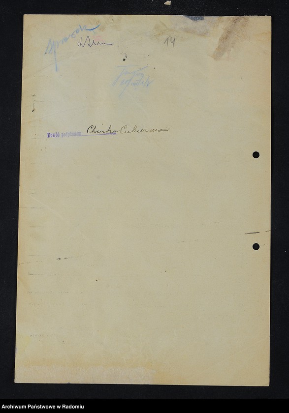 image.from.unit.number "[Wnioski o wydanie dowodów osobistych oraz nie odebrane dowody Cukierman - Cygielman]"