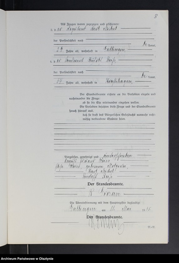 image.from.unit.number "Heirats-Neben-Register Nr 1 - 18 [ Księga małżeństw - wtóropis ]"