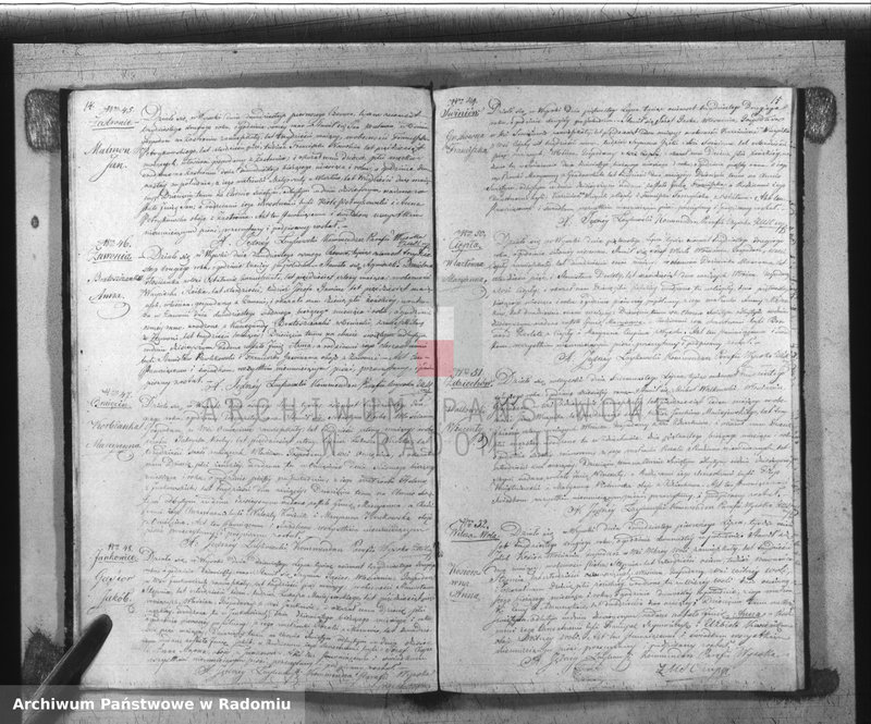 image.from.unit.number "Duplikat Książka Urodzonych, Zaślubionych i Zmarłych Parafii Wysoka w powiecie Szydłowieckim Obwodzie Opoczyńskim Województwie Sandomierskiem z roku 1832"