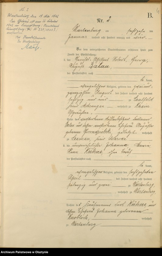 image.from.unit.number "Heiraths-Haupt-Register Nr 1 - 26"