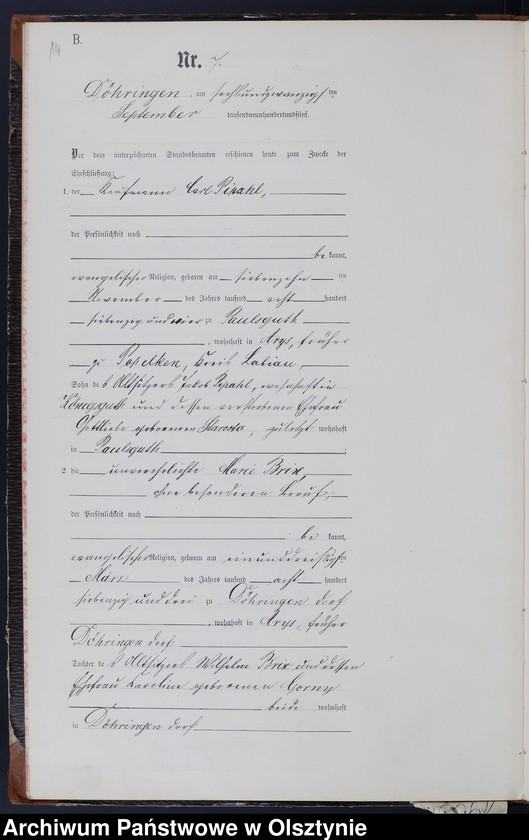 image.from.unit.number "Heiraths-Neben-Register Nr 1 - 13"