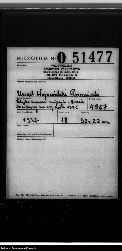 image.from.unit.number "Fabryka konserw mięsnych Bracia Dawidowscy w Poznaniu nr woj. 1596"