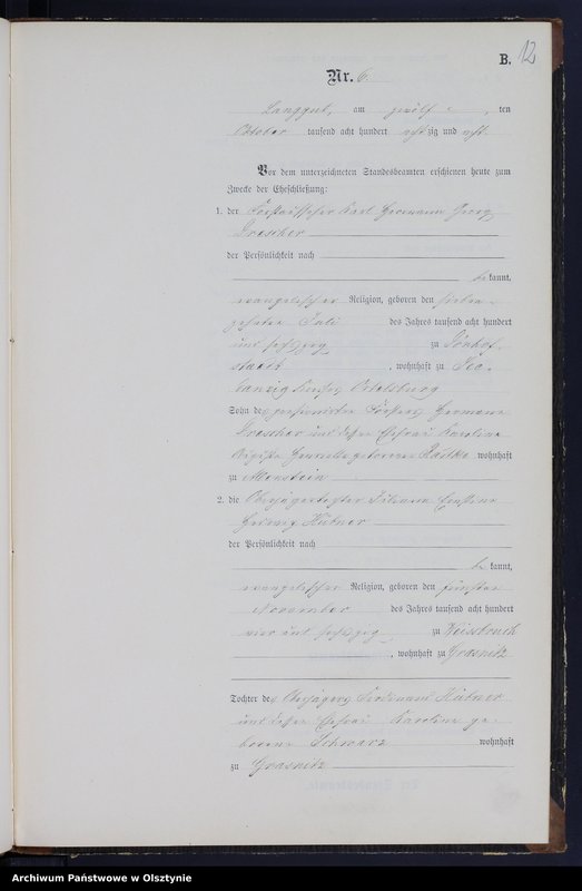 image.from.unit.number "Heiraths-Neben-Register Nr 1 - 16"