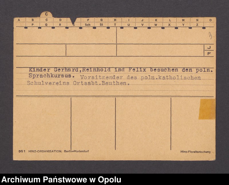 Obraz 5 z jednostki "[Kaczorek Alfons, ur. 3.06.1901 r. Beuthen]"