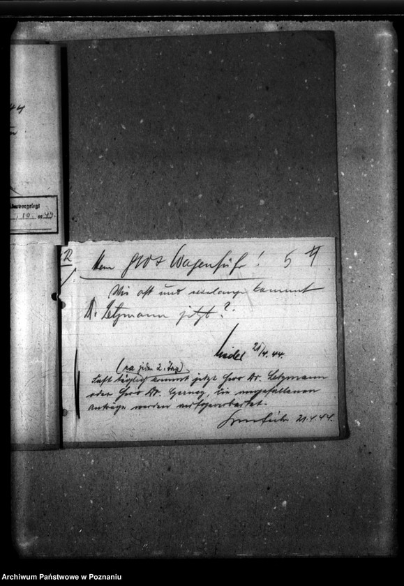 Obraz 8 z jednostki "Bestellung eines Tuberculosensachberaters."