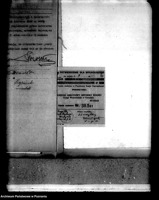 Obraz 10 z jednostki "Majątek Gorzycko Stare powiatu międzychodzkiego wydzielenie zastrzeżonych parcel"