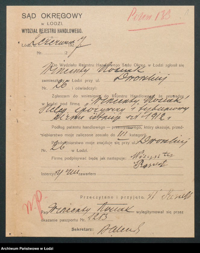 Obraz 3 z jednostki "Wincenty Rosiak- sklep spożywczy i tytoniowy"