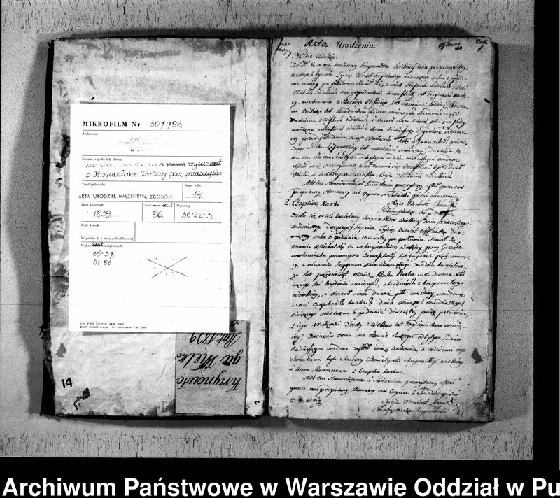 image.from.unit.number "Akta urodzeń, małżeństw i zgonów"