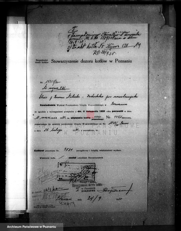 Obraz 18 z jednostki "Tartak R. Nitsche w Zachodzku, pow. nowotomyski nr woj. 521"