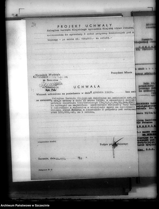 image.from.unit.number "Protokoły posiedzeń Kolegium i projekty uchwał Zarządu Miejskiego  m-c kwiecień-grudzień"