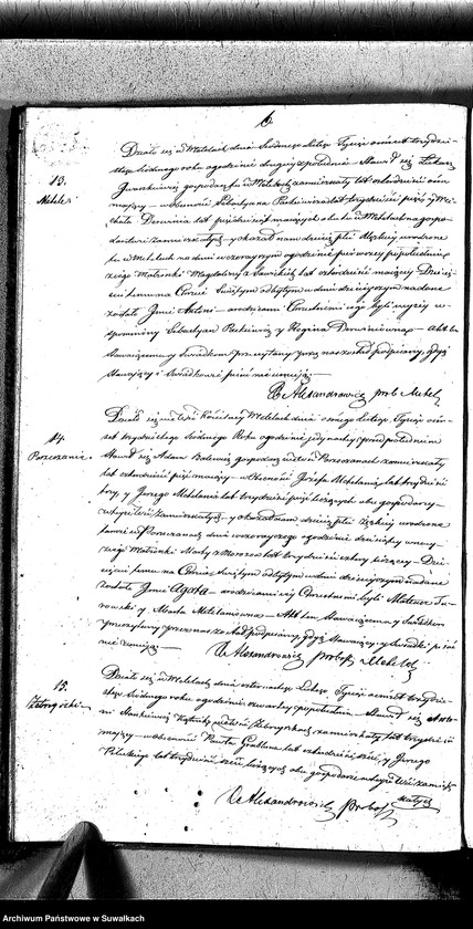 image.from.unit.number "Księga Duplikat zwana Aktów Cywilnych Urodzenia, Małżeństw i Zeyscia z R-u 1837 Parafii Metelskiey"