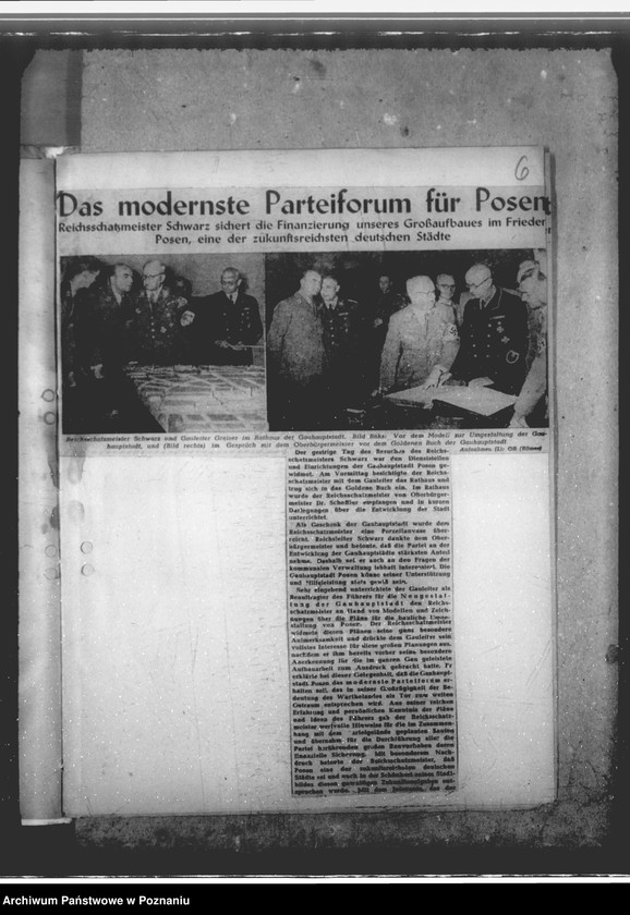 Obraz 10 z jednostki "Besichtigungsreise des Reichsschatzmeisters Schwarz vom 1. 6. - 6. 6. 1942"