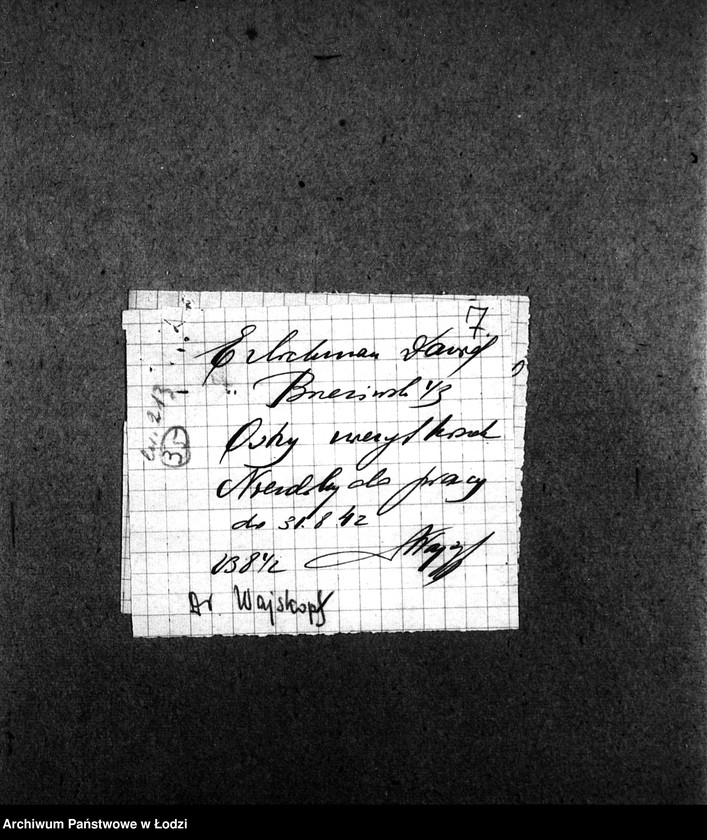 Obraz 10 z jednostki "Trenn-Abteilung. Am Bach 4 [Zasiłki chorobowe dla pracowników, zaświadczenia lekarskie, listy zatrudnionych]"