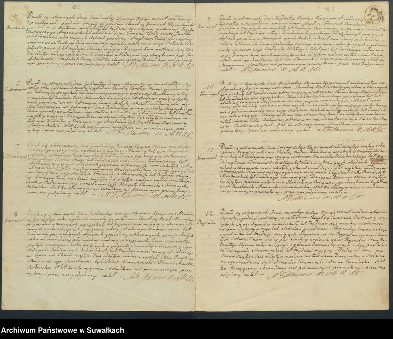 image.from.unit.number "Duplikat Akt Urodzonych, Zaślubionych i Umarłych z Parafii Rzymsko-Katolickiej Krasnopolskiej z roku 1866."
