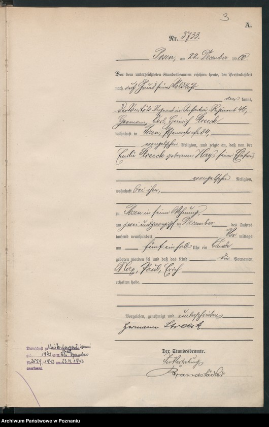 Obraz 6 z jednostki "Księga miejscowa urodzeń"