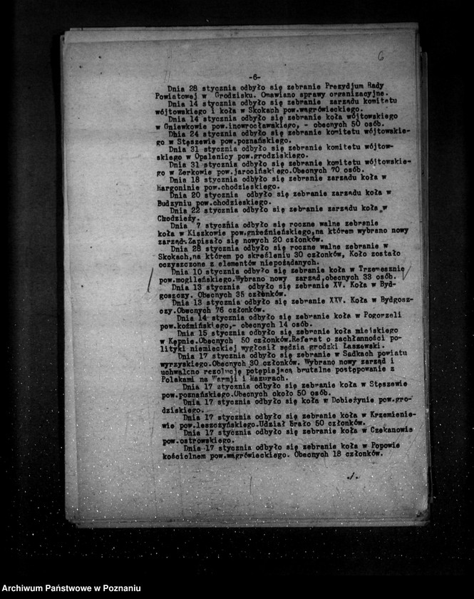 Obraz 10 z jednostki "Sprawozdania z polskiego legalnego ruchu polityczno-społecznego za miesiące styczeń, luty, marzec 1932 r."