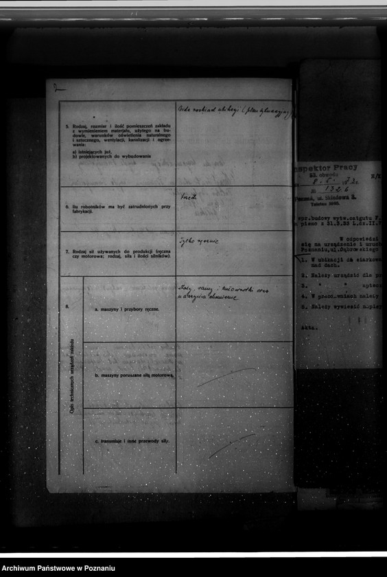 Obraz 6 z jednostki ""Meducofil" wytwórnia catgutu Firma F. Bykowskiego Poznań /zatwierdzenie zakładu/"