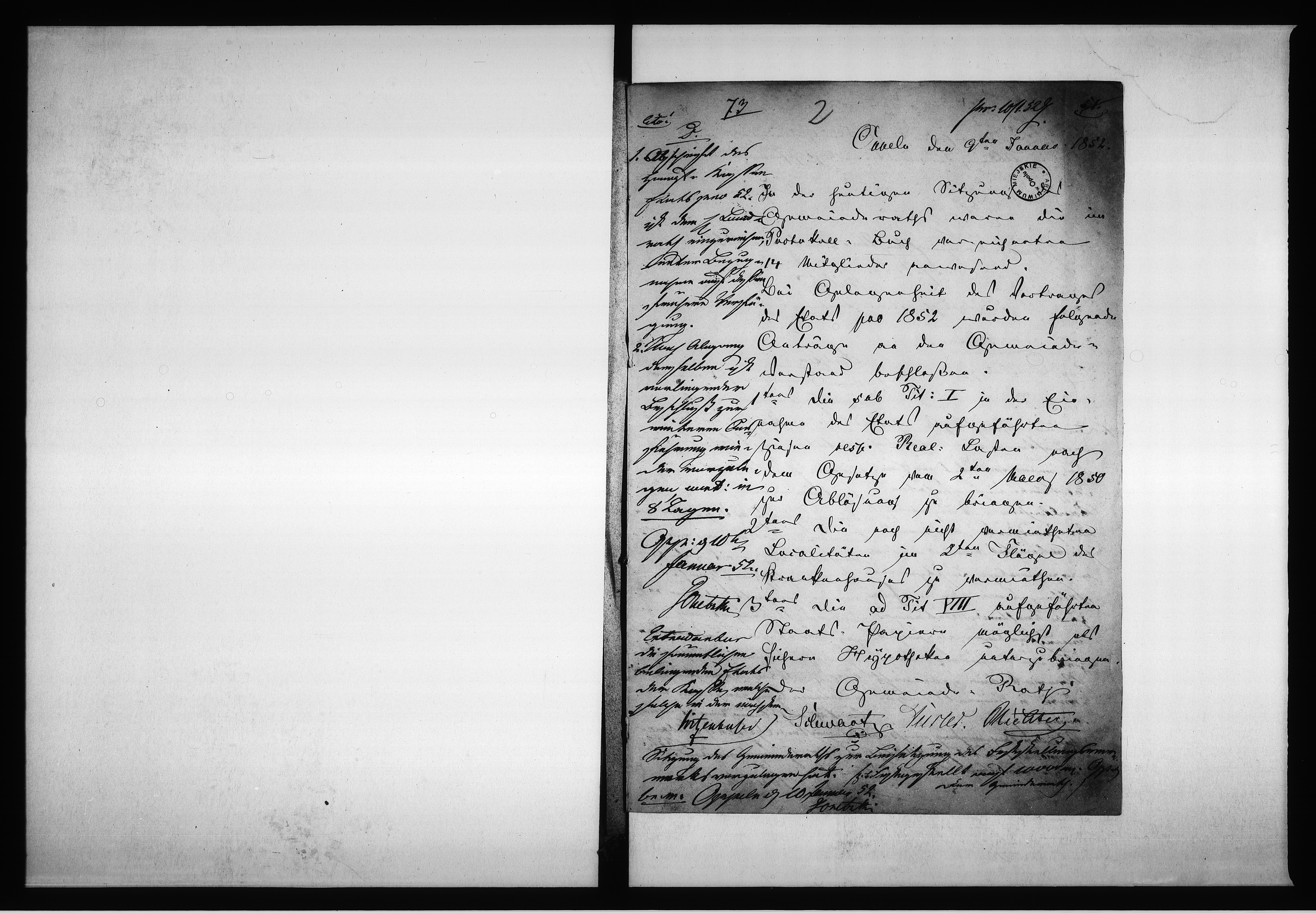 Obraz 7 z jednostki "Acta des Gemeinde Vorstandes zu Oppeln, betreffend: die Ablösung der, auf den städtischen Häusern und Grundstücken haftenden beständigen Gefälle de Anno 1852"