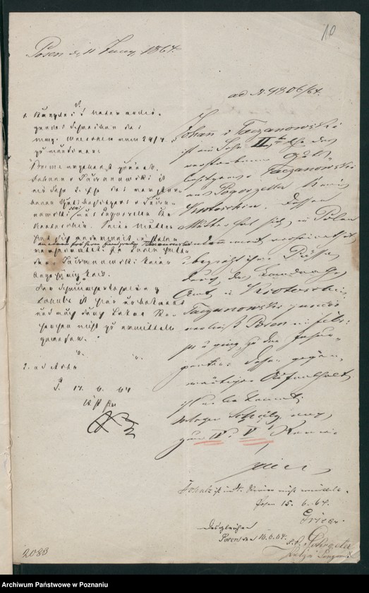 Obraz 14 z jednostki "A. betr. den Johann Taczanowski, Gutsbesitzer - Sohn"