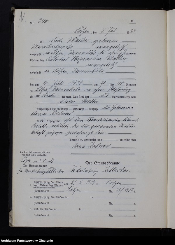 image.from.unit.number "Geburtenbuch/Zweitbuch/ Tom II,Nr 331 - 620"