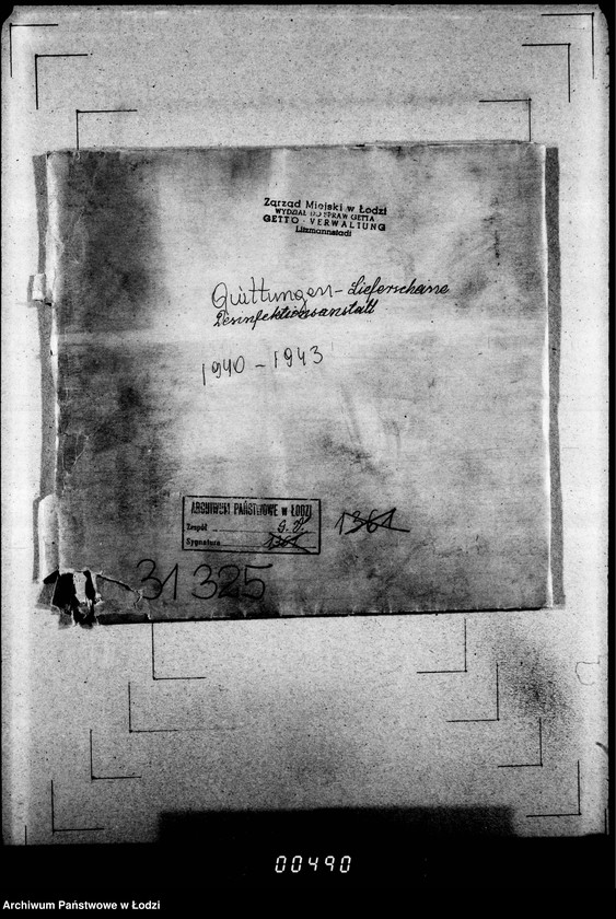 Obraz 4 z jednostki "Quittungen- Lieferscheine Desinfektionsanstalt"