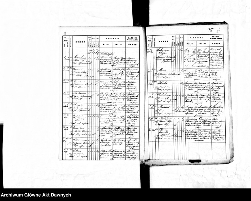image.from.unit.number "Parafia: Jezierzany*. Dekanat: Borszczów. Księga metrykalna urodzeń dla miasta Jezierzany i wsi: Jezierzanka, Konstancja, Dawidkowce, Kapuścińce, Kolędziany, Piłatkowce, Grabowiec, Tarnawka, Zalesie, Zwiahel, Zielińce."