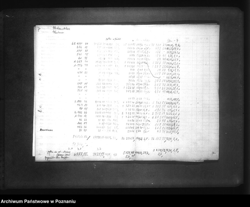 Obraz 11 z jednostki "Regierungsbezirk Hohensalza. Gegenüberstellung der Bodenbenutzungserhebungen"