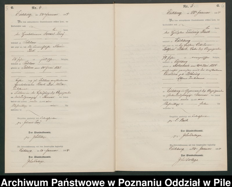 Obraz 6 z jednostki "Księga zgonów"