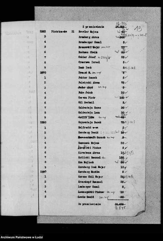 Obraz 16 z jednostki "Rejestr poborczy"